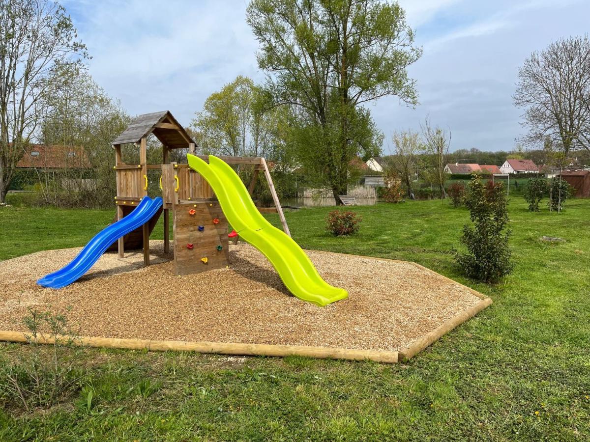Domaine Des Galinaces Roulotte La Roussette 2-4P Villa Marigny-les-Reullee Bagian luar foto